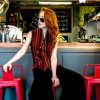 Elegant Cotton Blouse Sleeveless Asymmetrical